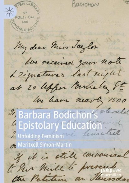 Barbara Bodichon’s Epistolary Education, Meritxell Simon-Martin - Gebonden - 9783030414405