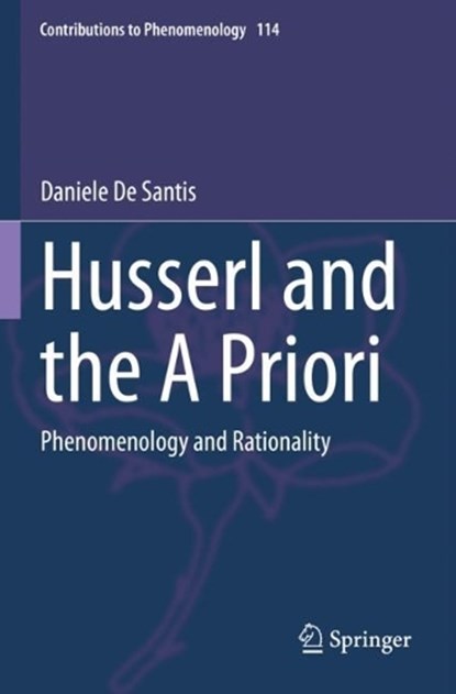 Husserl and the A Priori, DE SANTIS,  Daniele - Paperback - 9783030695309