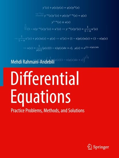 Differential Equations, Mehdi Rahmani-Andebili - Paperback - 9783031079863