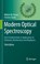 Modern Optical Spectroscopy, William W. Parson ; Clemens Burda - Gebonden - 9783031172212