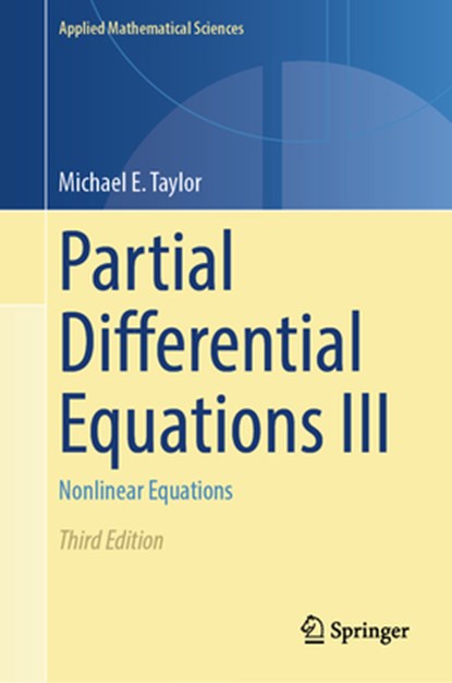 Partial Differential Equations III, Michael E. Taylor - Gebonden - 9783031339271