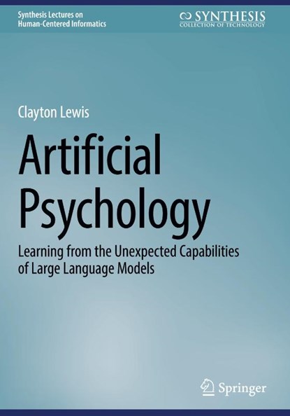 Artificial Psychology, Clayton Lewis - Gebonden - 9783031766459