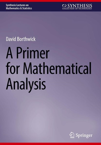 A Primer for Mathematical Analysis, David Borthwick - Gebonden - 9783031917127
