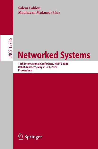 Networked Systems, Salem Lahlou ; Madhavan Mukund - Paperback - 9783032003461