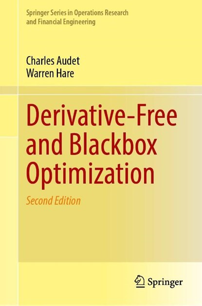 Derivative-Free and Blackbox Optimization, Charles Audet ; Warren Hare - Gebonden - 9783032009050