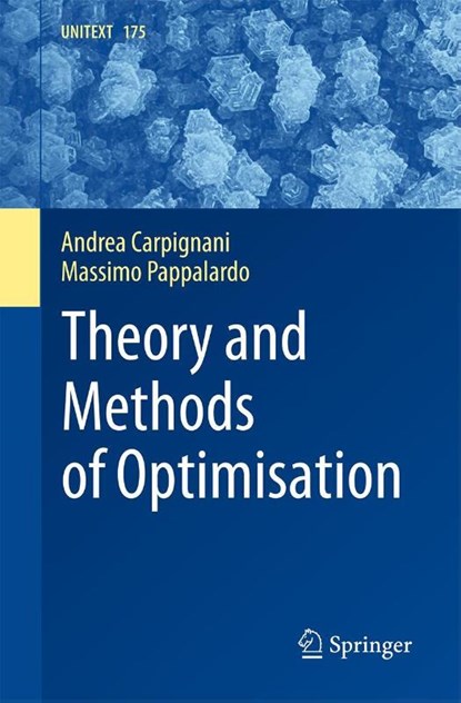 Theory and Methods of Optimisation, Andrea Carpignani ; Massimo Pappalardo - Paperback - 9783032015136