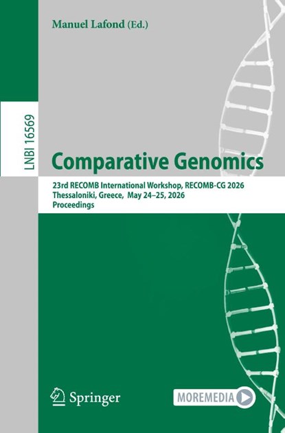 Comparative Genomics, Manuel Lafond - Paperback - 9783032268907