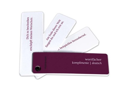 wortfächer komplimente deutsch, Anja Vatter - Losbladig - 9783033042902