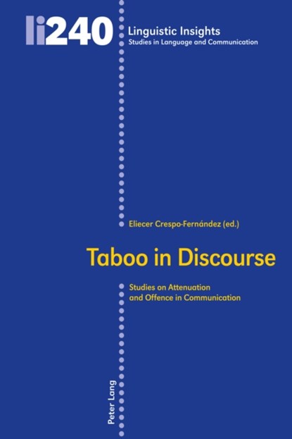 Taboo in Discourse, Eliecer Crespo-Fernandez - Gebonden - 9783034330183