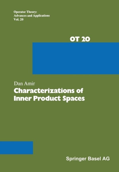 Characterizations of Inner Product Spaces, niet bekend - Paperback - 9783034854894