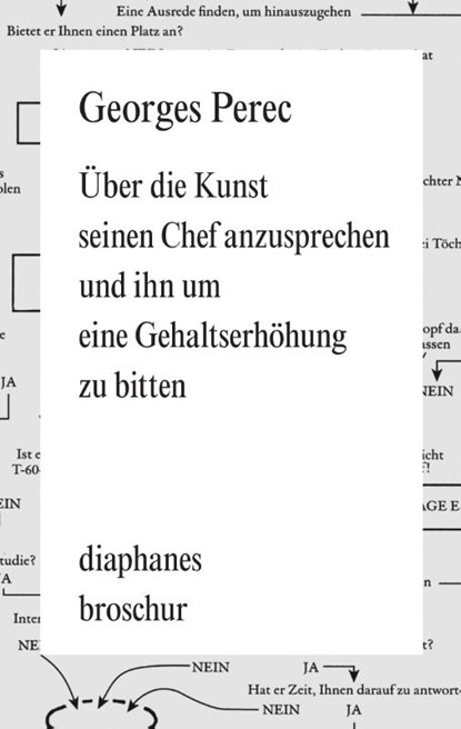 Über die Kunst seinen Chef anzusprechen und ihn um eine Gehaltserhöhung zu bitten, Georges Perec - Paperback - 9783035809022