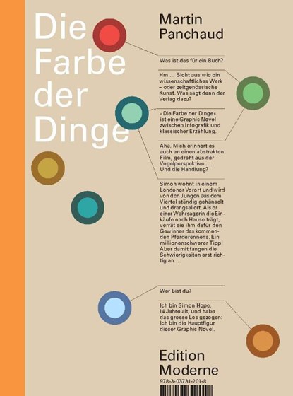 Die Farbe der Dinge, Martin Panchaud - Gebonden - 9783037312018