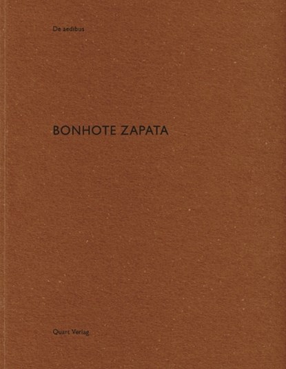 Bonhote Zapata, Heinz Wirz - Paperback - 9783037611333