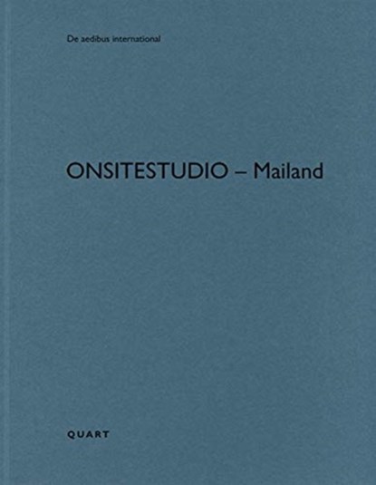Onsitestudio - Mailand/Milan, Heinz Wirz - Paperback - 9783037612156