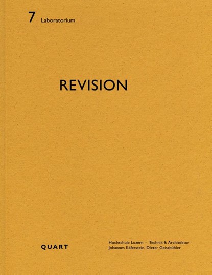 Revision, Lucerne University of Applied Sciences and Arts - Paperback - 9783037613535