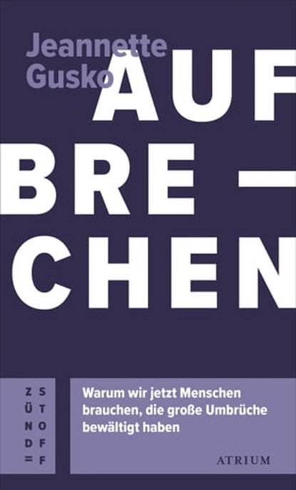 Aufbrechen, Jeannette Gusko - Ebook - 9783037922248