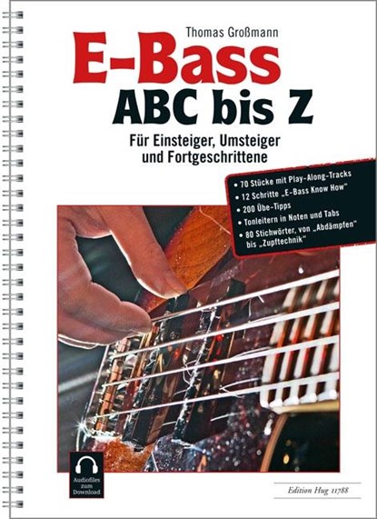 E-Bass ABC bis Z, Thomas Großmann - Gebonden - 9783038071150
