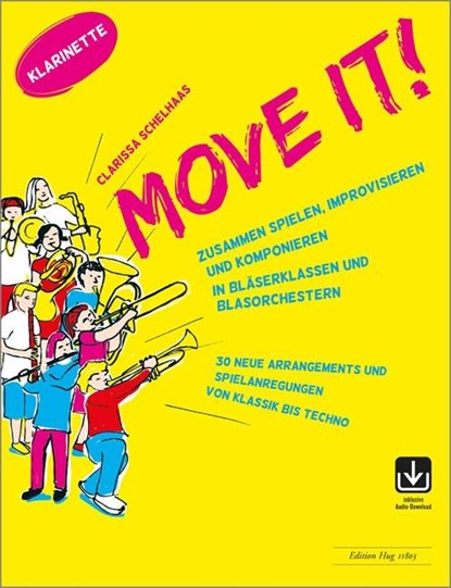 Move it! - Klarinette, Clarissa Schelhaas - Gebonden - 9783038071310