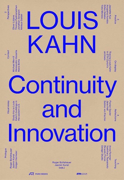 Louis Kahn, Roger Boltshauser ; Jasmin Kunst - Paperback - 9783038604945