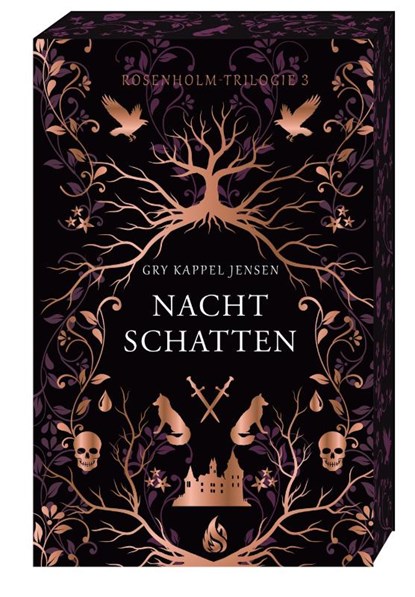 Nachtschatten - Rosenholm-Trilogie (#3), Gry Kappel Jensen - Paperback - 9783038802280