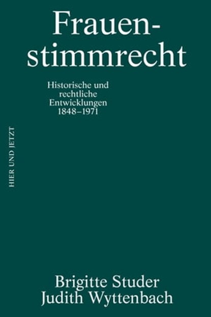 Frauenstimmrecht, Brigitte Studer ; Judith Wyttenbach - Ebook - 9783039199792