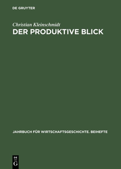Der produktive Blick, Kulturforum Der Sozialdemokratie - Gebonden - 9783050036571