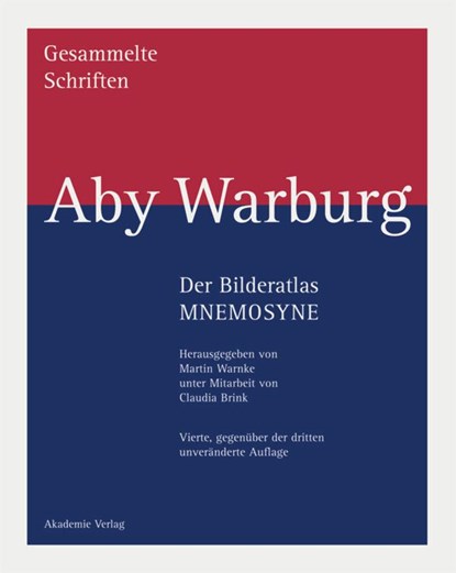 Der Bilderatlas MNEMOSYNE, Martin Warnke - Gebonden - 9783050059648