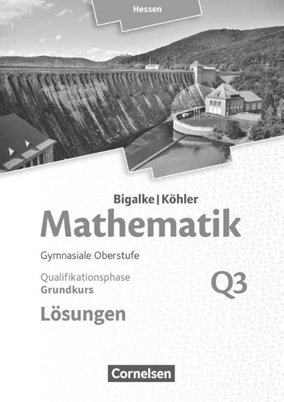 Mathematik Grundkurs 3. Halbjahr - Hessen - Band Q3, Anton Bigalke ; Horst Kuschnerow ; Norbert Köhler ; Gabriele Ledworuski - Paperback - 9783060085859