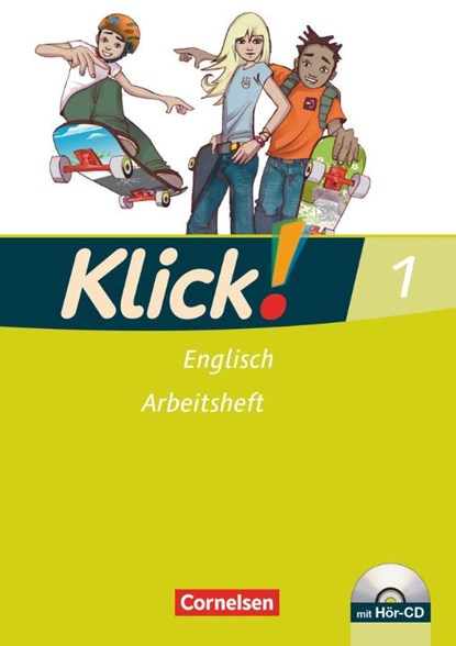 Klick! Englisch 1: 5. Schuljahr. Arbeitsheft mit Hör-CD, Angela Backhaus ; Susanne Baumgartner ; Berit Rudolph - Paperback - 9783060310913