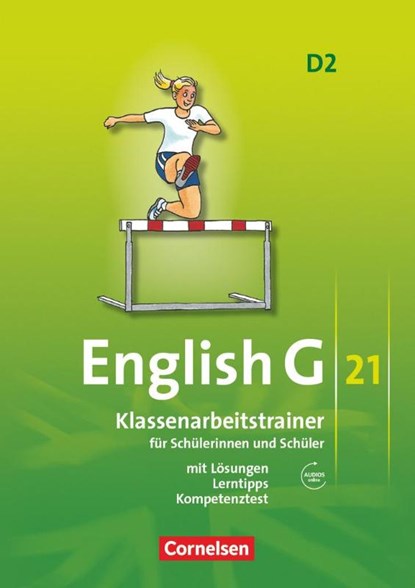 English G 21. Ausgabe D 2. Klassenarbeitstrainer mit Lösungen und Audios online, Bärbel Schweitzer - Paperback - 9783060319046