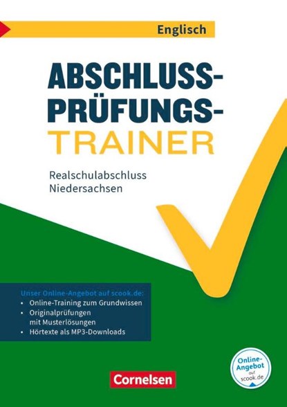 Abschlussprüfungstrainer Englisch 10. Schuljahr - Niedersachsen - Realschulabschluss, Gwen Berwick ; Sydney Thorne - Paperback - 9783060348572