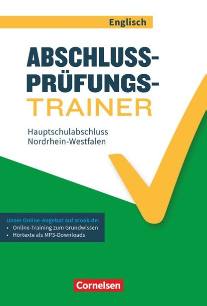 Abschlussprüfungstrainer Englisch - Nordrhein-Westfalen. 10. Schuljahr - Hauptschulabschluss, Sydney Thorne - Paperback - 9783060349456