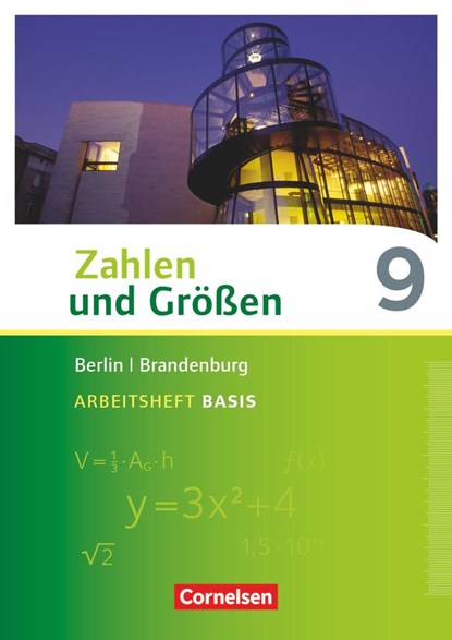 Zahlen und Größen 9. Schuljahr - Berlin und Brandenburg - Arbeitsheft Basis mit Online-Lösungen, niet bekend - Paperback - 9783060412525