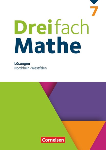 Dreifach Mathe 7. Schuljahr. Nordrhein-Westfalen - Lösungen zum Schülerbuch, niet bekend - Losbladig - 9783060437580