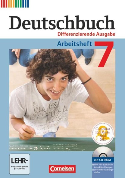 Deutschbuch 7. Schuljahr. Arbeitsheft mit Lösungen und Übungs-CD-ROM, Friedrich Dick ; Agnes Fulde ; Marianna Lichtenstein ; Toka-Lena Rusnok - Paperback - 9783060626816