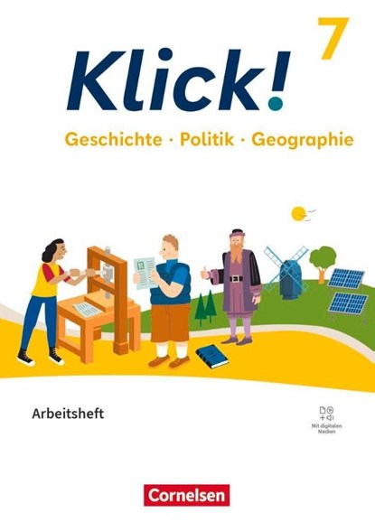 Klick! 7. Schuljahr - Geschichte Politik Geographie - Fachhefte für alle Bundesländer - Ausgabe ab 2024 - Arbeitsheft mit digitalen Medien, niet bekend - Paperback - 9783060663743