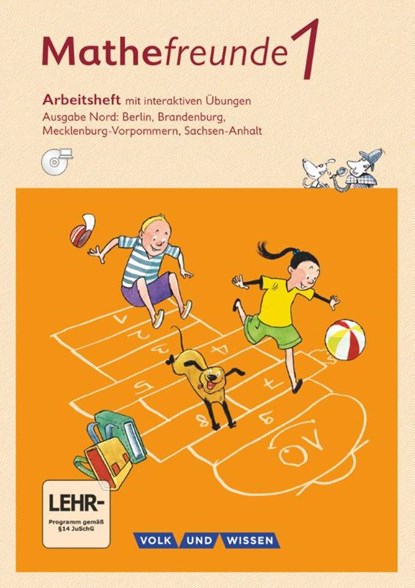 Mathefreunde Nord 1. Schuljahr. Arbeitsheft mit interaktiven Übungen auf scook.de, Catrin Elies ; Jana Elsner ; Kathrin Fiedler ; Ursula Kluge - Paperback - 9783060837052