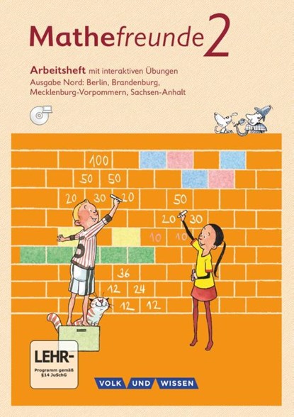 Mathefreunde Nord 2. Schuljahr. Arbeitsheft mit interaktiven Übungen auf scook.de, Catrin Elies ; Jana Elsner ; Kathrin Fiedler ; Ursula Kluge - Paperback - 9783060837076