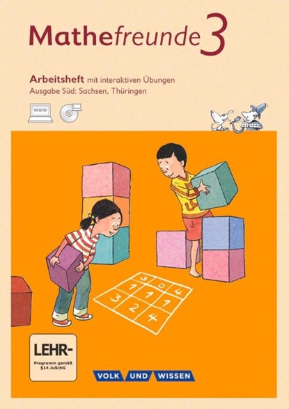 Mathefreunde 3. Schuljahr - Süd - Arbeitsheft mit interaktiven Übungen auf scook.de, Catrin Elies ; Jana Elsner ; Kathrin Fiedler ; Ursula Kluge - Paperback - 9783060837212