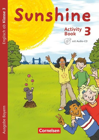 Sunshine 3. Jahrgangsstufe. Activity Book mit Audio-CD und Minibildkarten. Bayern, Tanja Beattie ; Stefanie Keller ; Nadine Kerler ; Caroline Schröder - Paperback - 9783060838547