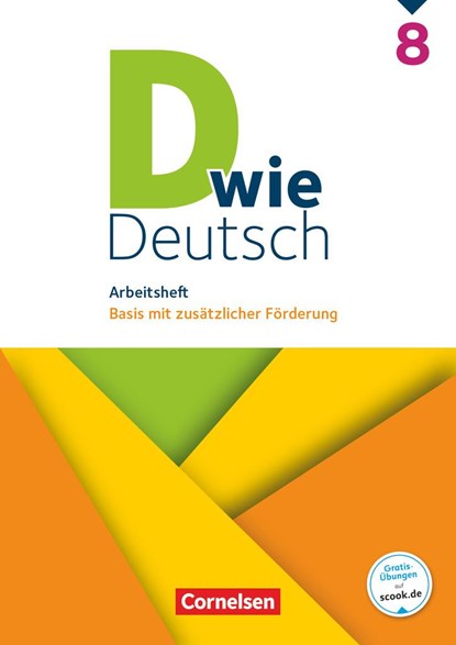 D wie Deutsch 8. Schuljahr. Arbeitsheft mit Lösungen, Sven Grünes - Paperback - 9783062000416