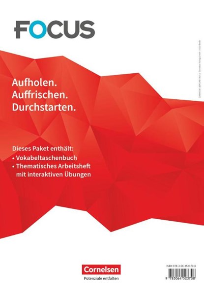 Focus on Grammar B1/B2. Vokabeltaschenbuch und Thematisches Arbeitsheft mit interaktiven Übungen (Im Paket), Paul Maloney ; Brian McCredie ; Steve Williams - Paperback - 9783064523708
