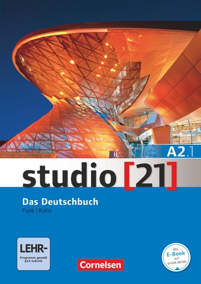studio [21] Grundstufe A2: Teilband 1. Deutschbuch mit DVD-ROM, Hermann Funk ;  Christina Kuhn - Paperback - 9783065205870
