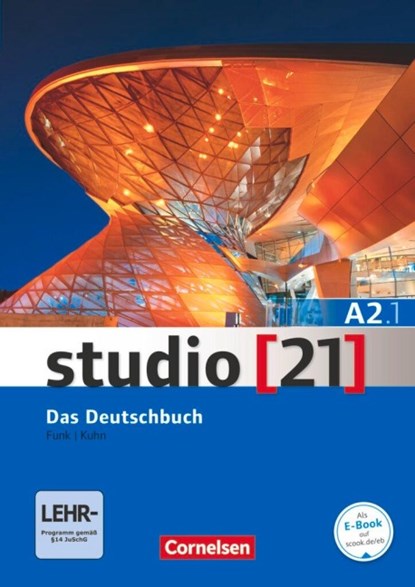 studio [21] Grundstufe A2: Teilband 1. Deutschbuch mit DVD-ROM, Hermann Funk ; Christina Kuhn - Paperback - 9783065205870