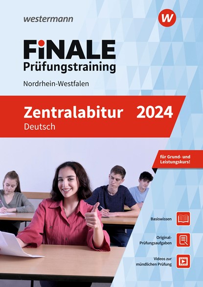FiNALE Prüfungstraining Zentralabitur Nordrhein-Westfalen. Deutsch 2024, Katrin Jacobs ;  Martin Kottkamp - Paperback - 9783071724136