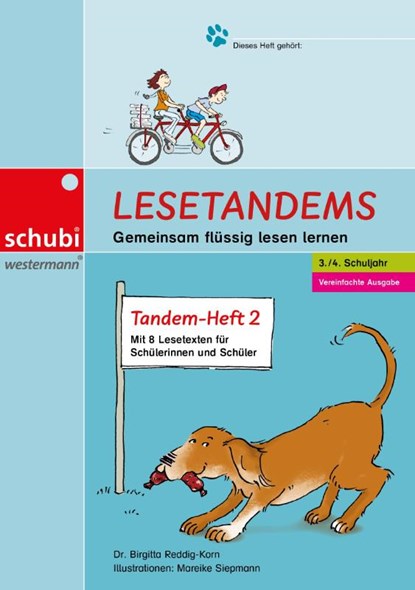 Lesetandems - Gemeinsam flüssig lesen lernen. Vereinfachte Ausgabe, Tandemheft 2 (3./4. Schuljahr), Birgitta Reddig-Korn - Gebonden - 9783072102865