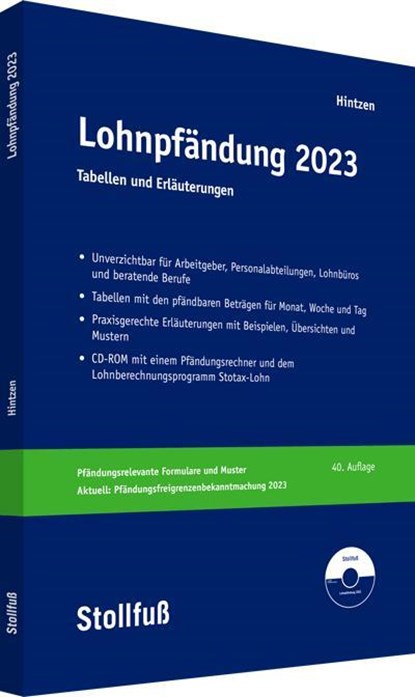Lohnpfändung 2023, niet bekend - Paperback - 9783083140238