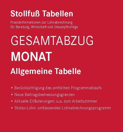 Tabelle, Gesamtabzug 2024 Monat, niet bekend - Paperback - 9783083337249