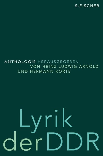 Die Lyrik der DDR, Heinz Ludwig Arnold ; Hermann Korte - Gebonden - 9783100015334