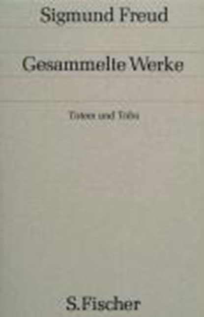 Totem und Tabu, FREUD,  Sigmund - Gebonden - 9783100227102